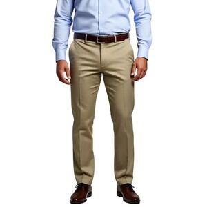 Lands End Mens‎ Traditional Fit Chino Pants Khaki Beige 38x30 NWT